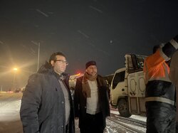 نظارت قضایی میدانی بر خدمات‌رسانی در محورهای برف‌گیر شاهرود