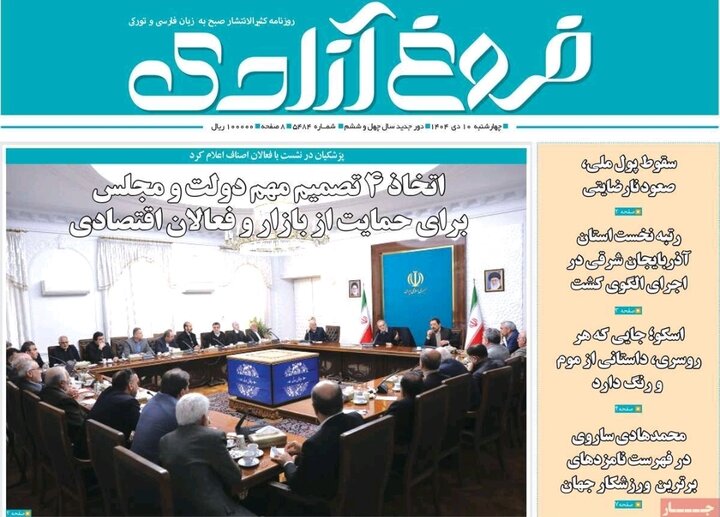 روزنامه های آذربایجان‌شرقی