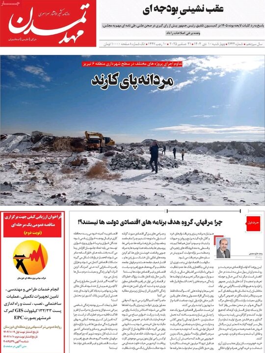 روزنامه های آذربایجان‌شرقی