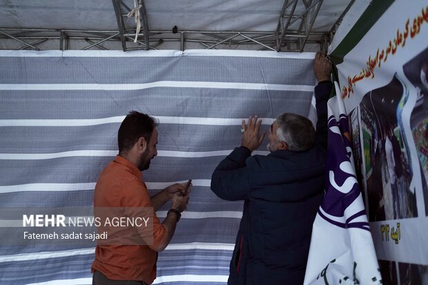 آماده سازی مواکب مردمی ششمین سالگرد شهادت سردار سلیمانی