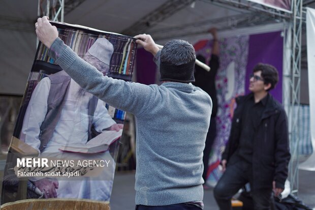 آماده سازی مواکب مردمی ششمین سالگرد شهادت سردار سلیمانی