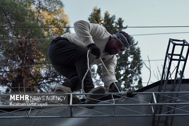 آماده سازی مواکب مردمی ششمین سالگرد شهادت سردار سلیمانی