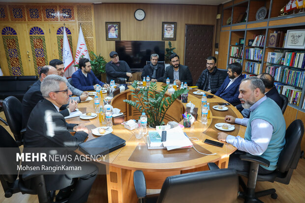 
FM spox Baghaei visits Mehr