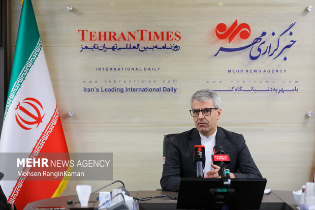 حضور سخنگوی وزارت امور خارجه در گروه رسانه‌ای مهر