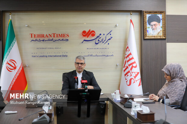 حضور سخنگوی وزارت امور خارجه در گروه رسانه‌ای مهر