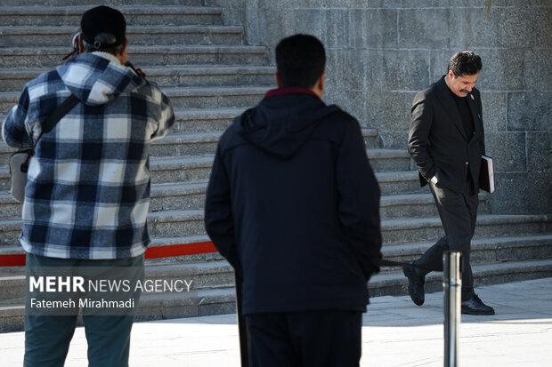 عبدالکریم حسین زاده معاون رییس جمهور در امور توسعه روستایی و مناطق محروم کشور در حاشیه جلسه هیئت دولت