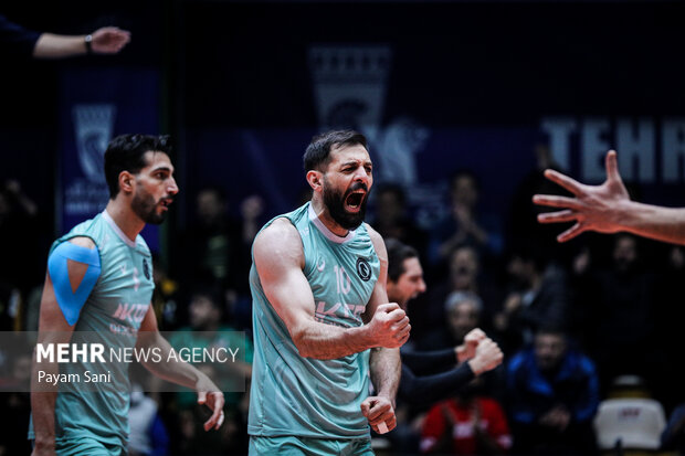 لیگ برتر والیبال -  دیدار تیم های پیکان تهران و پاس گرگان