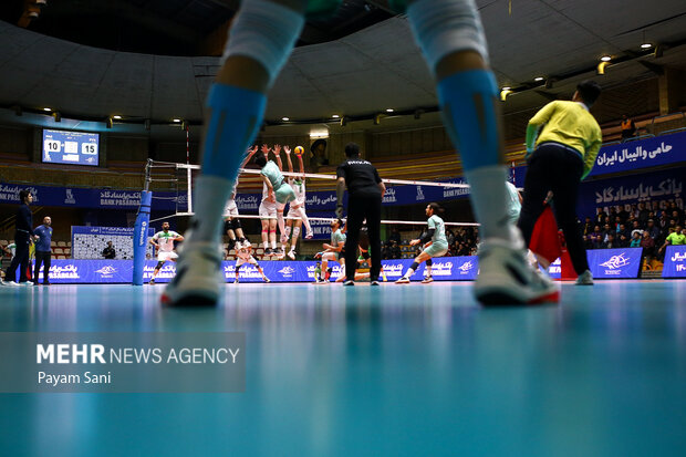 لیگ برتر والیبال -  دیدار تیم های پیکان تهران و پاس گرگان