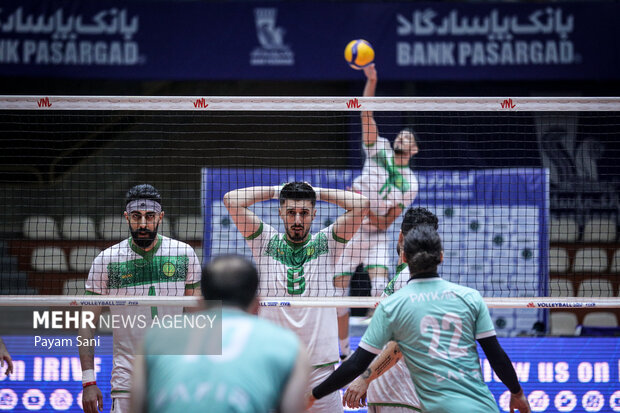 لیگ برتر والیبال -  دیدار تیم های پیکان تهران و پاس گرگان