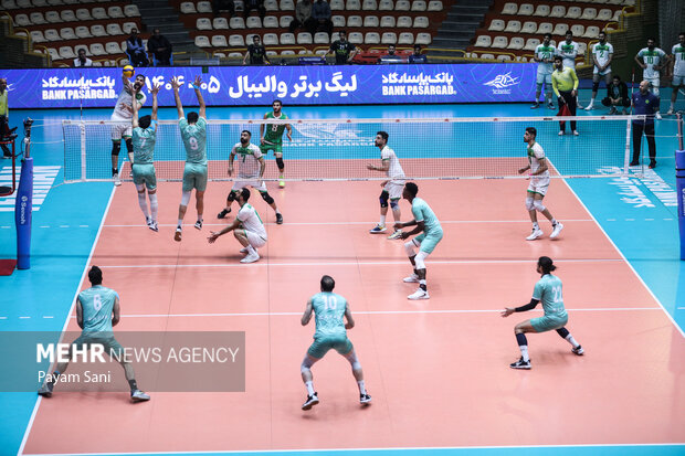 لیگ برتر والیبال -  دیدار تیم های پیکان تهران و پاس گرگان