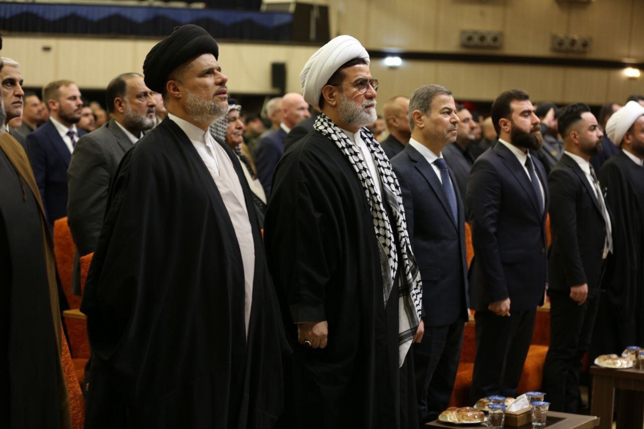 مراسم بزرگداشت فرماندهان شهید در سفارت ایران در بغداد+ فیلم و عکس