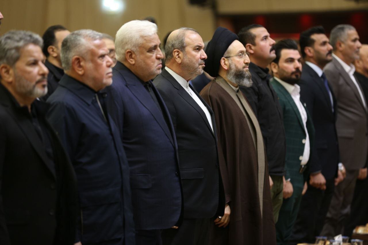 مراسم بزرگداشت فرماندهان شهید در سفارت ایران در بغداد+ فیلم و عکس