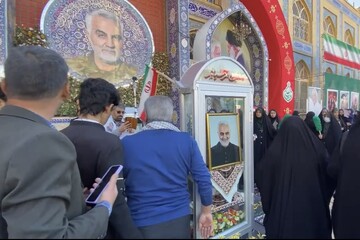 کرمان میں عاشقوں کا ہجوم؛ شہید جنرل حاج قاسم سلیمانی کی برسی کی تقریبات کا آغاز