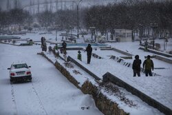 کوهی: ارتفاع برف در اردبیل به ۸۷ سانتی‌متر رسید