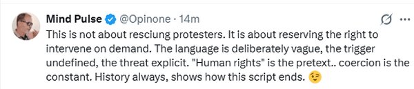 Save Americans, not Iran