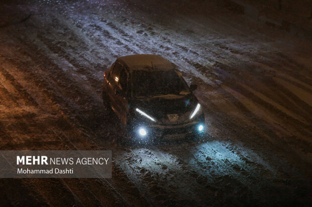 شب برفی اردبیل