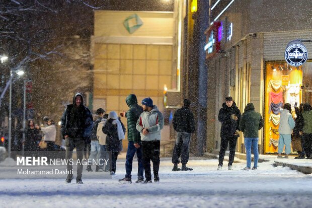 شب برفی اردبیل