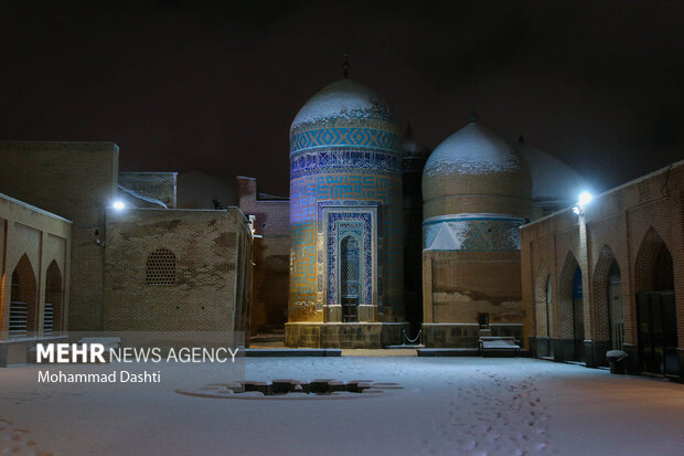 شب برفی اردبیل