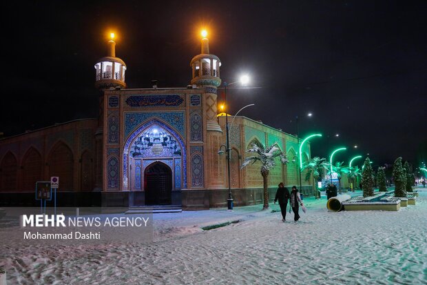 شب برفی اردبیل