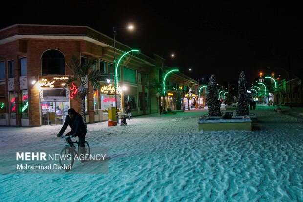 شب برفی اردبیل