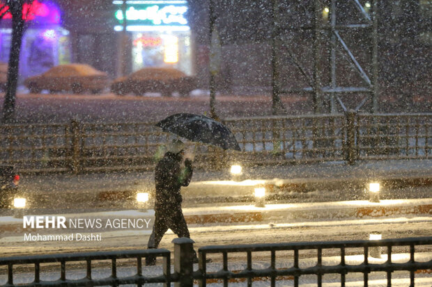 شب برفی اردبیل