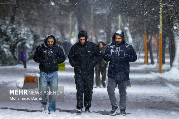 شب برفی اردبیل