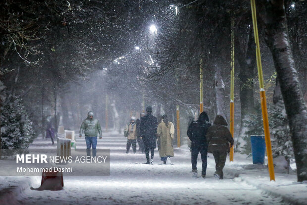 شب برفی اردبیل