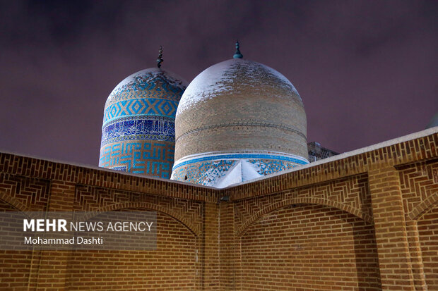 شب برفی اردبیل