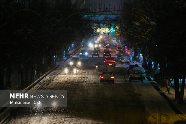 شب برفی اردبیل