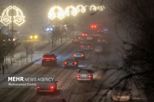 شب برفی اردبیل
