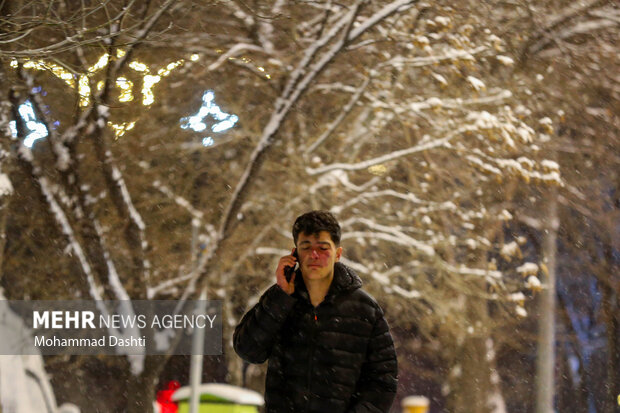 شب برفی اردبیل