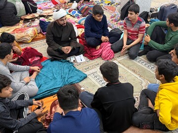 آیین معنوی اعتکاف در ۳۸ مسجد شهرستان دشتی برگزار  شد