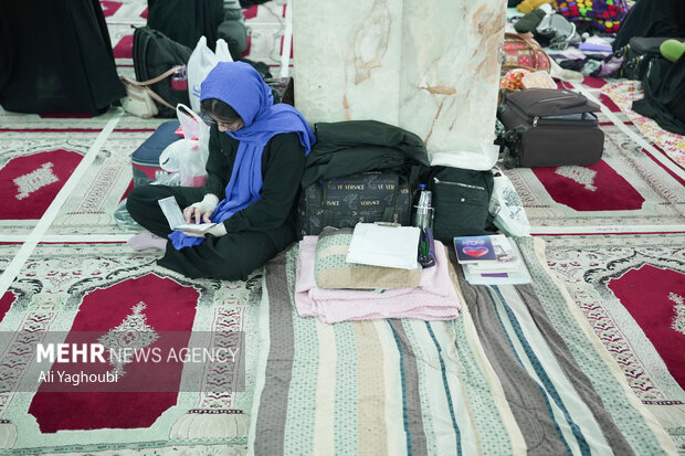 آغاز سفر سه روزه اعتکاف