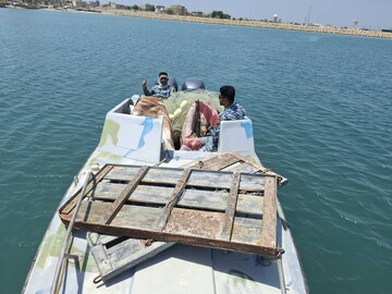 کشف و ضبط تجهیزات غیرمجاز صید ترال در شرق جاسک