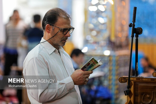 مراسم معنوی اعتکاف در اردبیل