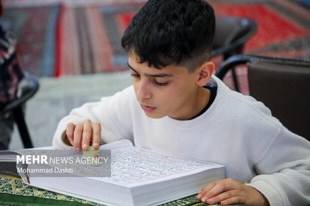 مراسم معنوی اعتکاف در اردبیل