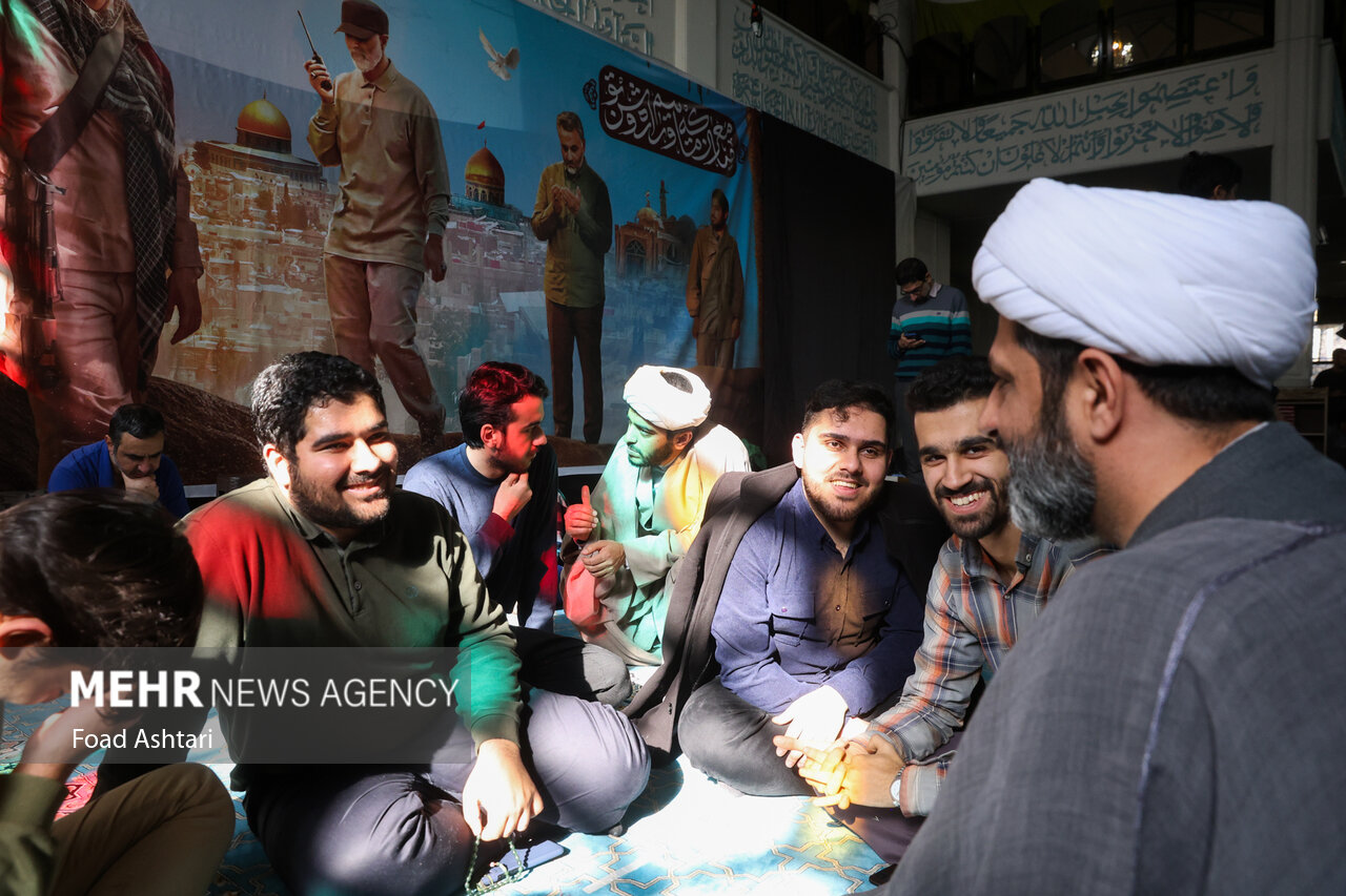 مراسم معنوی اعتکاف در دانشگاه علم و صنعت