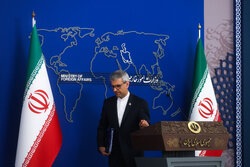 Press conference of Iranian Foreign Ministry spokesman