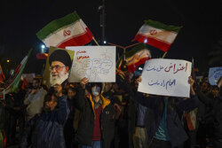 تجمع دانشجویان دانشگاه شیراز در حمایت از ایران مقتدر