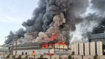 تخلیه روستاها اطراف کارخانه لبنیاتی کاله و انتقال مصدومان به بیمارستان