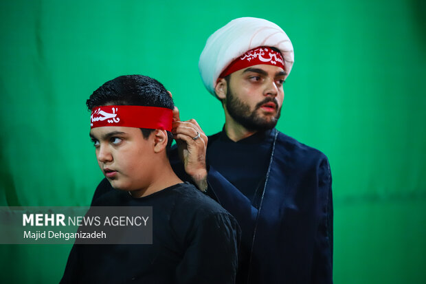 مراسم معنوی اعتکاف دانش‌آموزی در یزد