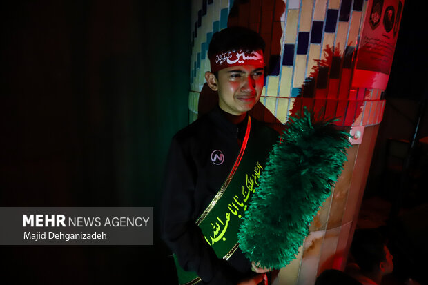 مراسم معنوی اعتکاف دانش‌آموزی در یزد