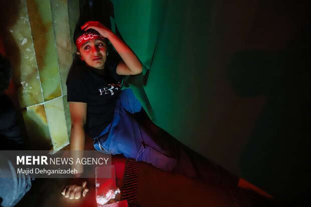 مراسم معنوی اعتکاف دانش‌آموزی در یزد