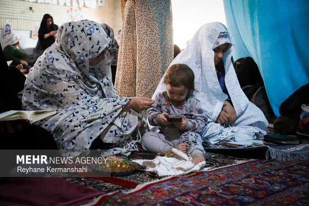 مراسم معنوی اعتکاف در پیشوا