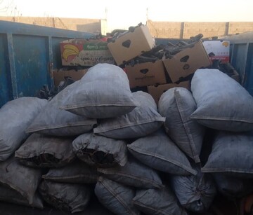 ۵ تُن چوب و ۵۵۰ کیلو زغال تاغ در فلاورجان کشف و ضبط شد