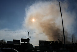 مهار آتش‌سوزی گسترده در حاشیه رودخانه کشف رود مشهد