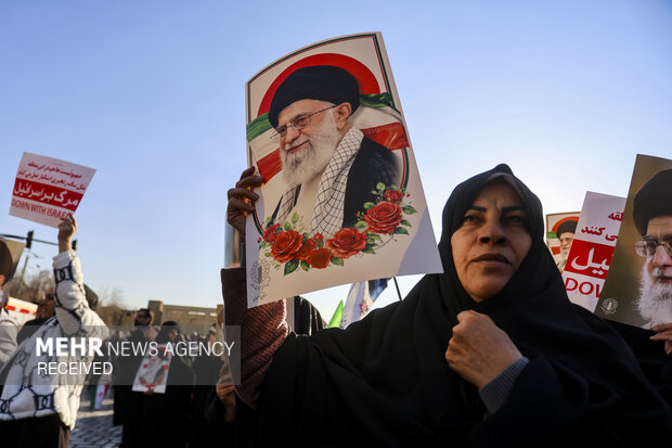 تجمع بزرگ«تا پای جان برای ایران» در اصفهان