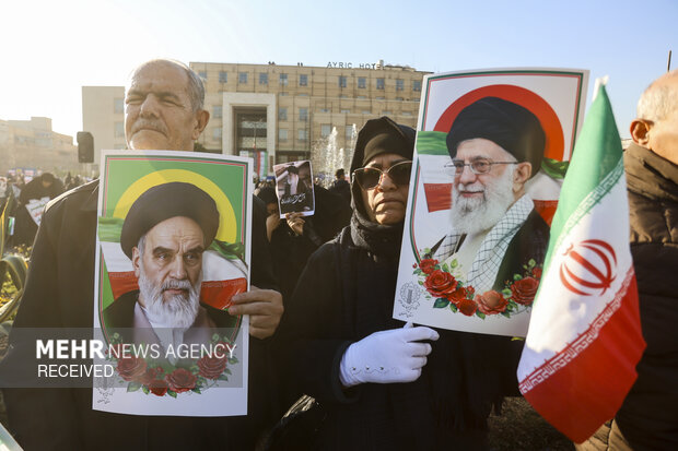 Pro-Islamic Establishment demonstration in Isfahan
