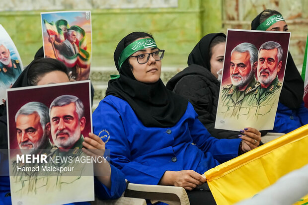 گردهمایی جامعه کارگری و تولید با حضور رئیس مجلس شورای اسلامی