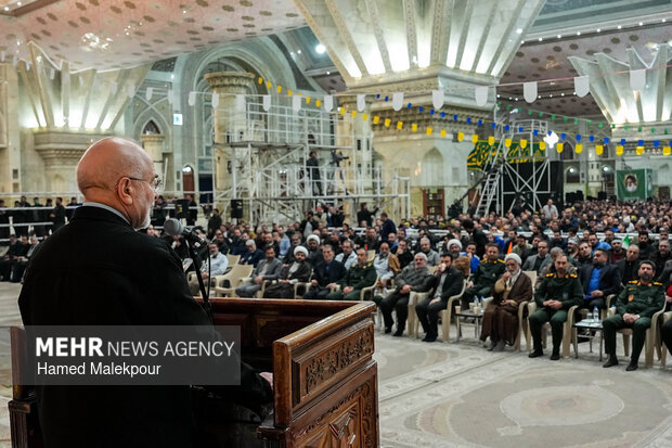 گردهمایی جامعه کارگری و تولید با حضور رئیس مجلس شورای اسلامی